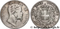 ITALY 2 Lire Victor Emmanuel II roi élu d’Italie 1860 Florence