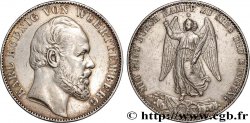 GERMANY - KINGDOM OF WURTTEMBERG - CHARLES Ist 1 Thaler 1871 Stuttgart