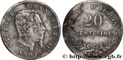 ITALIE 20 Centesimi Victor Emmanuel II 1867 Turin