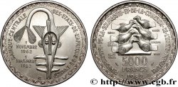 WEST AFRICAN STATES (BCEAO) 5000 Francs masque 1982 Paris