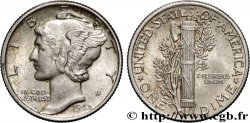 ÉTATS-UNIS D&nbsp;AMÉRIQUE 1 Dime Mercury 1942 Philadelphie