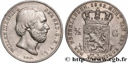 PAYS-BAS 1/2 Gulden Guillaume III 1863 Utrecht