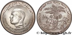 TUNISIE 1 Dinar Habib Bourguiba type FAO 1970 Paris