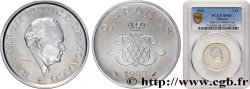 MONACO - PRINCIPAUTÉ DE MONACO - RAINIER III Piefort en argent 2 Francs  1982 Paris FDC68 PCGS