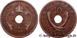 AFRIQUE DE L EST 10 Cents frappe au nom d’Edouard VIII 1936 King’s Norton TB+ 