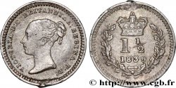 REGNO UNITO 1 1/2 Pence 1839 Londres