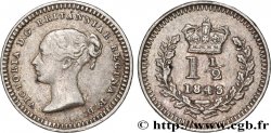 VEREINIGTEN KÖNIGREICH 1 1/2 Pence Victoria 1843 