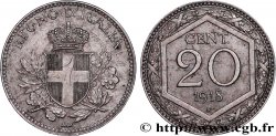 ITALY 20 Centesimi surfrappe 1918 Rome