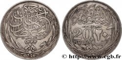 EGIPTO 20 Piastres frappe au nom de Hussein Kamal Pacha AH1333 1917 Paris