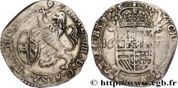 PAYS-BAS ESPAGNOLS - DUCHÉ DE BRABANT - PHILIPPE IV Escalin au lion 1637 Anvers