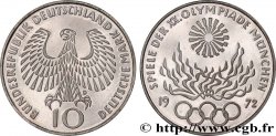 DEUTSCHLAND 10 Mark BE (Proof) XXe J.O. Munich : aigle / flamme olympique 1972 Munich