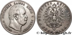 ALLEMAGNE - ROYAUME DE PRUSSE - GUILLAUME Ier 5 Mark 1874 Berlin