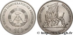 GERMAN DEMOCRATIC REPUBLIC 10 Mark armes de la RDA / Buchenwald 1972 Berlin