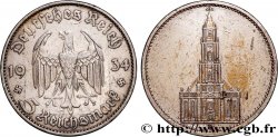 DEUTSCHLAND 5 Reichsmark église de la garnison de Potsdam 1934 Munich