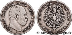 GERMANY - PRUSSIA 2 Mark Guillaume Ier 1876 Berlin