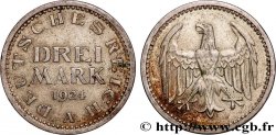 ALEMANIA 3 Mark 1924 Berlin