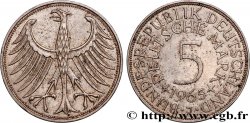 DEUTSCHLAND 5 Mark aigle 1965 Hambourg - J