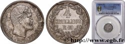 REGNO DI DANIMARCA - FEDERICO VII 4 Skilling  1854 Copenhague