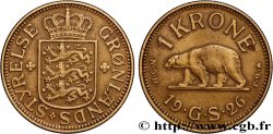 GREENLAND 1 Krone Administration Danoise 1926 Copenhague