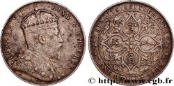 MALAYSIA - STRAITS SETTLEMENTS 1 Dollar Edouard VII 1907 Bombay