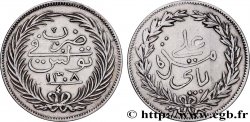 TUNISIA 4 Rials au nom de Ali Ben Hussein Bey an 1308 1891 