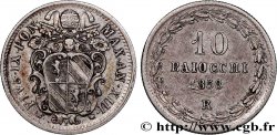 VATICANO Y ESTADOS PONTIFICIOS 10 Baiocchi Pie IX 1858  Rome