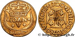 PORTUGAL - KINGDOM OF PORTUGAL - JOHN V 400 Réis Jean V 1720 Lisbonne