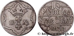 DANZIG (Free City of) 10 Pfennig 1923 