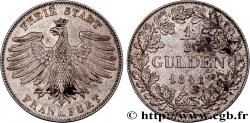 GERMANIA - LIBERA CITTA DE FRANCOFORTE 1/2 Gulden aigle 1841 