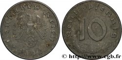 DEUTSCHLAND 10 Reichspfennig aigle surmontant une swastika 1942 Berlin