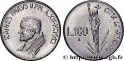 VATICAN ET ÉTATS PONTIFICAUX 100 Lire Jean Paul II an XIII / résurrection du Christ 1991 