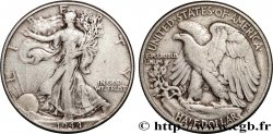 STATI UNITI D AMERICA 1/2 Dollar Walking Liberty 1944 Philadelphie