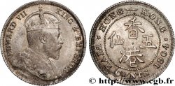 HONGKONG 5 Cents Edouard VII 1904 