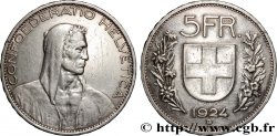 SVIZZERA  5 Francs berger 1924 Berne