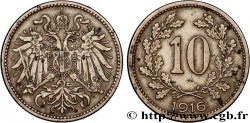 ÖSTERREICH 10 Heller Charles Ier 1916 Vienne