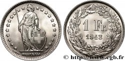 SUISSE 1 Franc Helvetia 1943 Berne