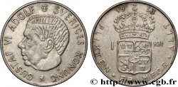 SUÈDE 1 Krona Gustave VI 1953  TTB+ 