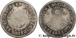 ECUADOR 1 Real 1833 Quito BC 