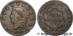 ESTADOS UNIDOS DE AMÉRICA 1 Cent Liberté tête “Coronet” 1829 Philadelphie