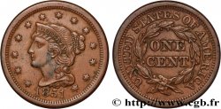 UNITED STATES OF AMERICA 1 Cent Liberté “Braided Hair” 1851 Philadelphie