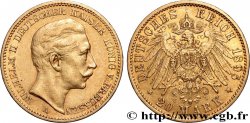 INVESTMENT GOLD 20 Mark Guillaume II 1895 Berlin