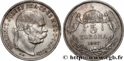 HUNGARY 5 Korona François-Joseph 1907 Kremnitz