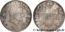 ITALIA - REINO DE ITALIA - NAPOLEóNE I 5 Lire 1814 Milan