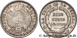 BOLIVIA 10 Centavos 1878 Potosi