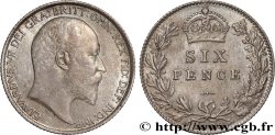 ROYAUME-UNI 6 Pence Edouard VII 1909 