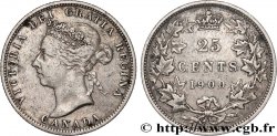 CANADA 25 Cents Victoria 1900 