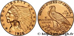 STATI UNITI D AMERICA 2 1/2 Dollars  Indian Head  1926 Philadelphie