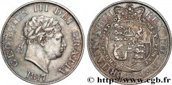 GRAN BRETAÑA - JORGE III 1/2 Crown  1817 