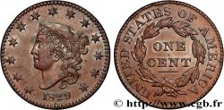 ÉTATS-UNIS D AMÉRIQUE 1 Cent Liberté tête “Coronet” 1829 Philadelphie