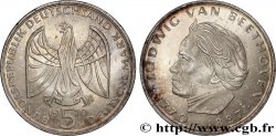 DEUTSCHLAND 5 Mark 200e anniversaire de la naissance de Beethoven 1970 Stuttgart  VZ 